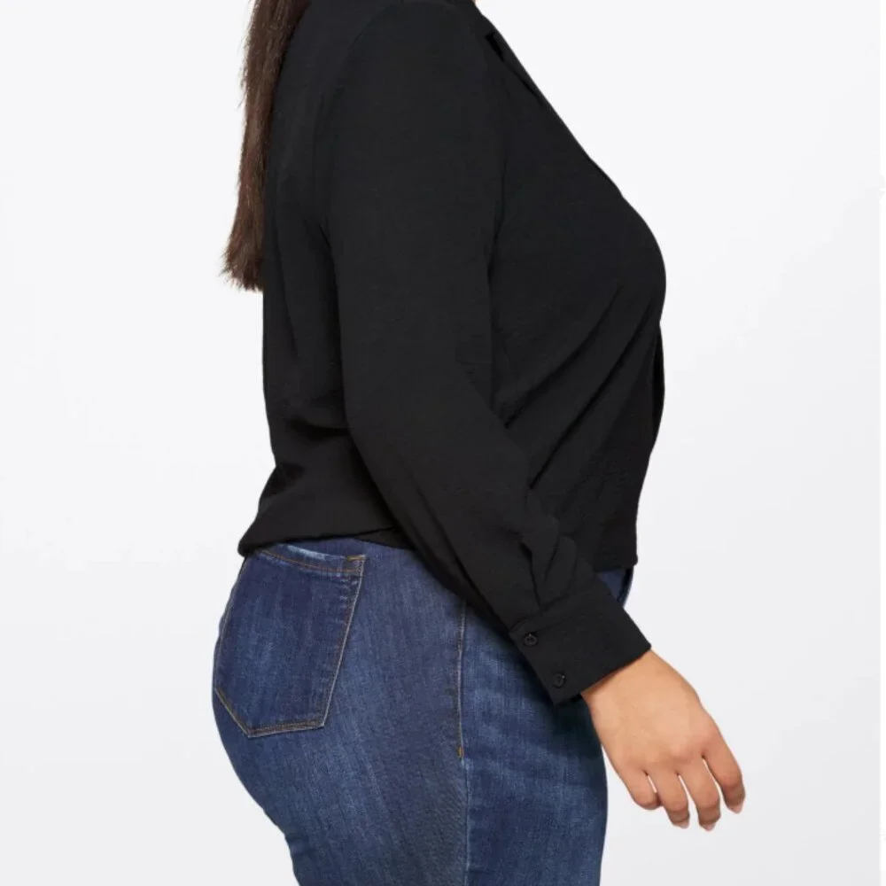 Collared Surplice blouse - Picture 4 of 5